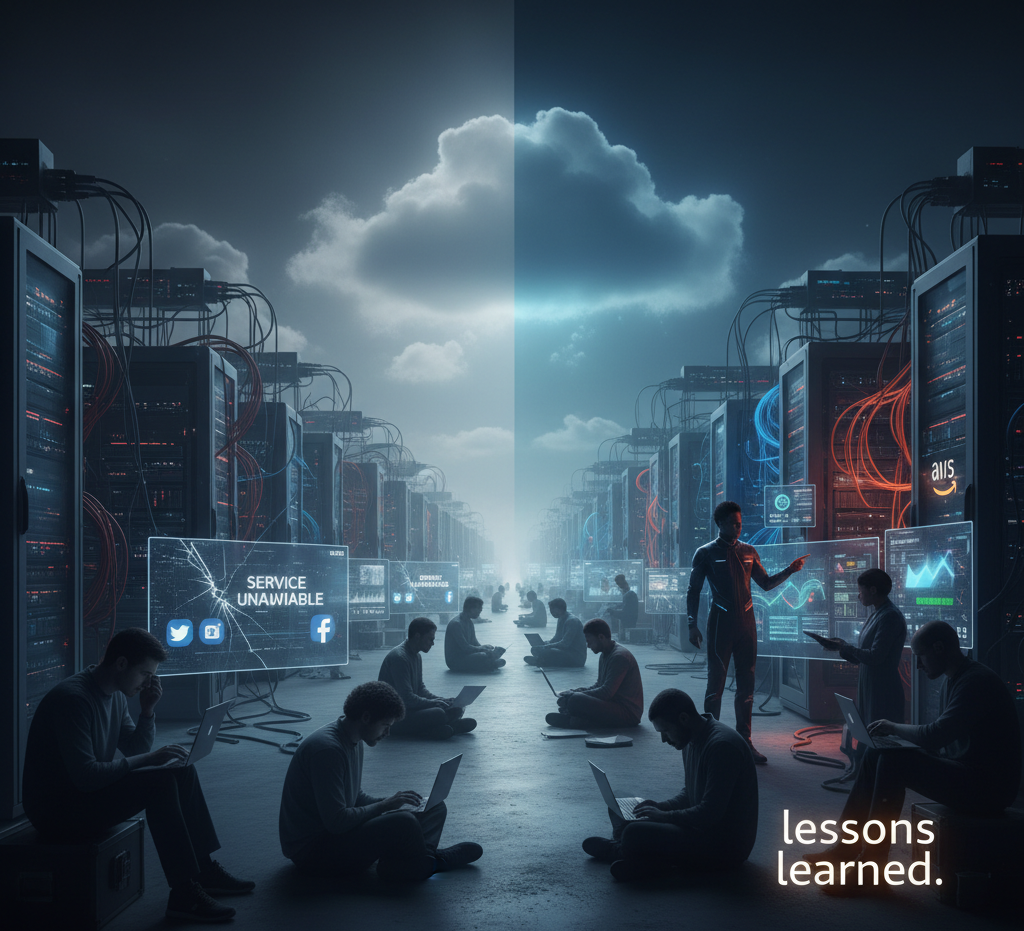 he Amazon Web Services Outage: A Major Disruption in he Di ital World